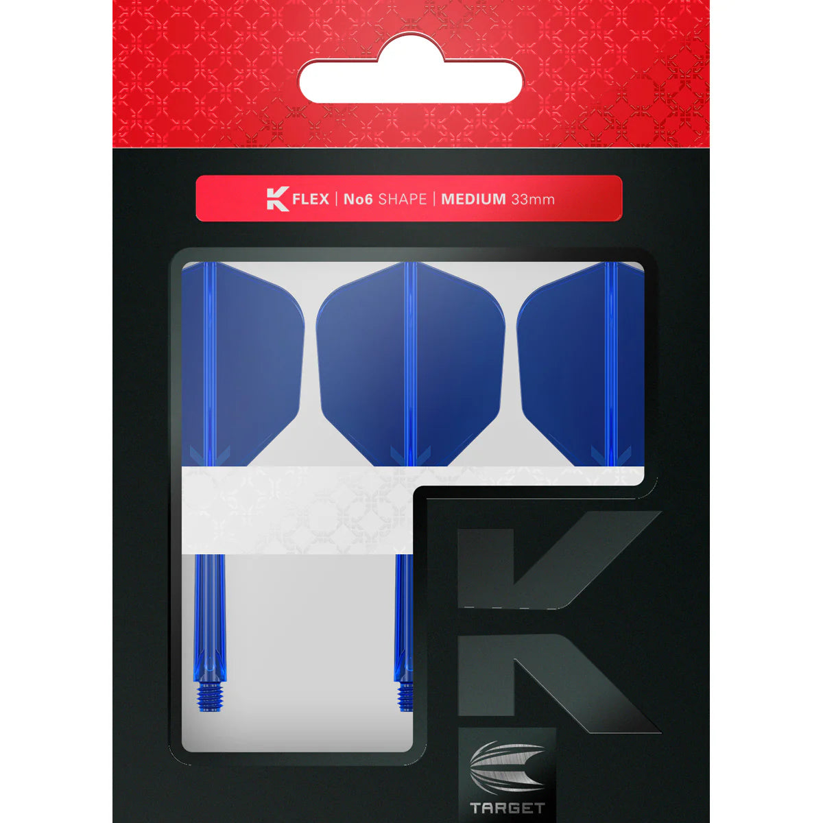Blue K-Flex No6 Darts Flights