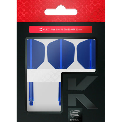 Blue K-Flex No6 Darts Flights