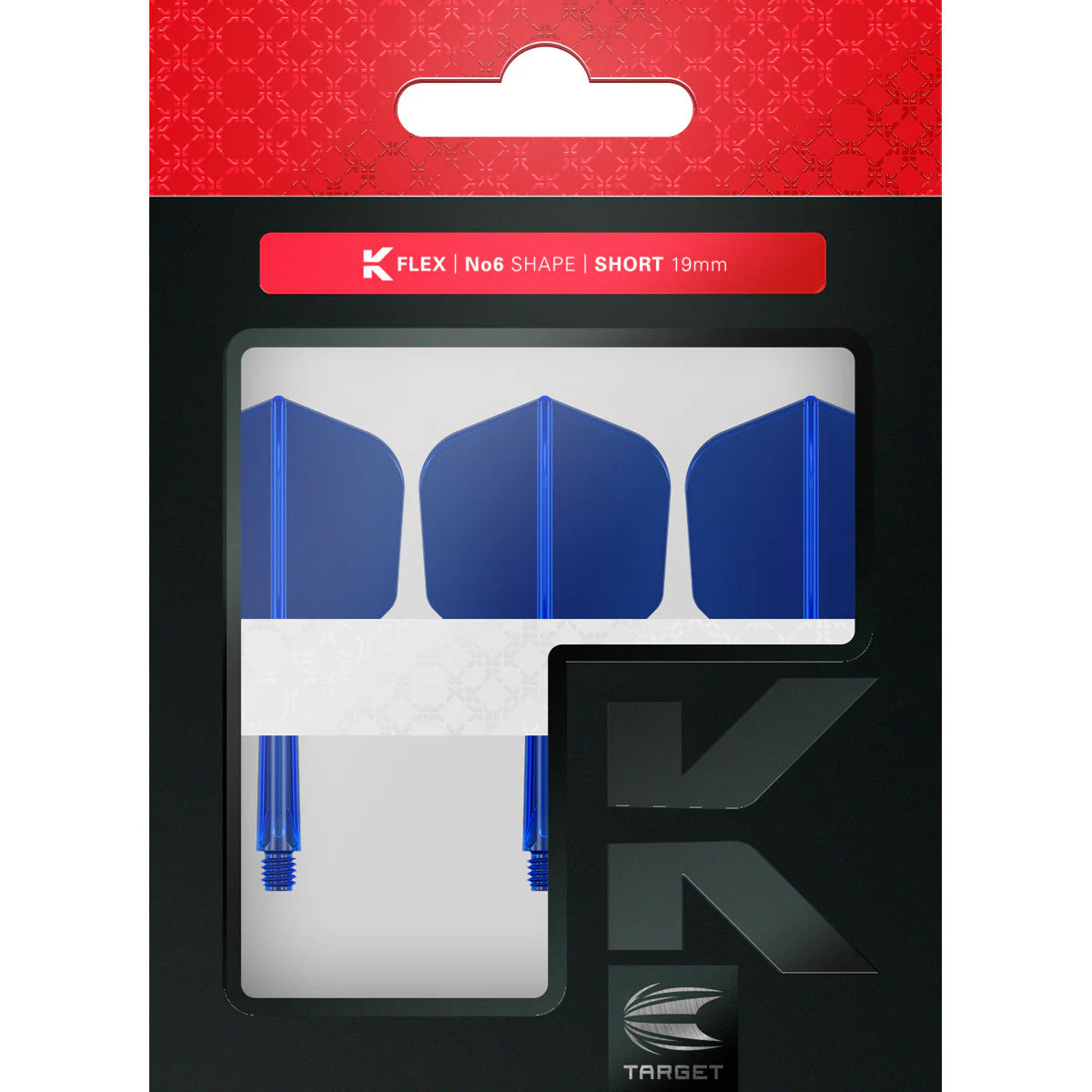 Blue K-Flex No6 Darts Flights
