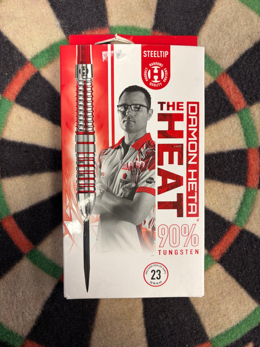 Harrows Damon Heta Series 2 23g Second Hand Darts 7/10