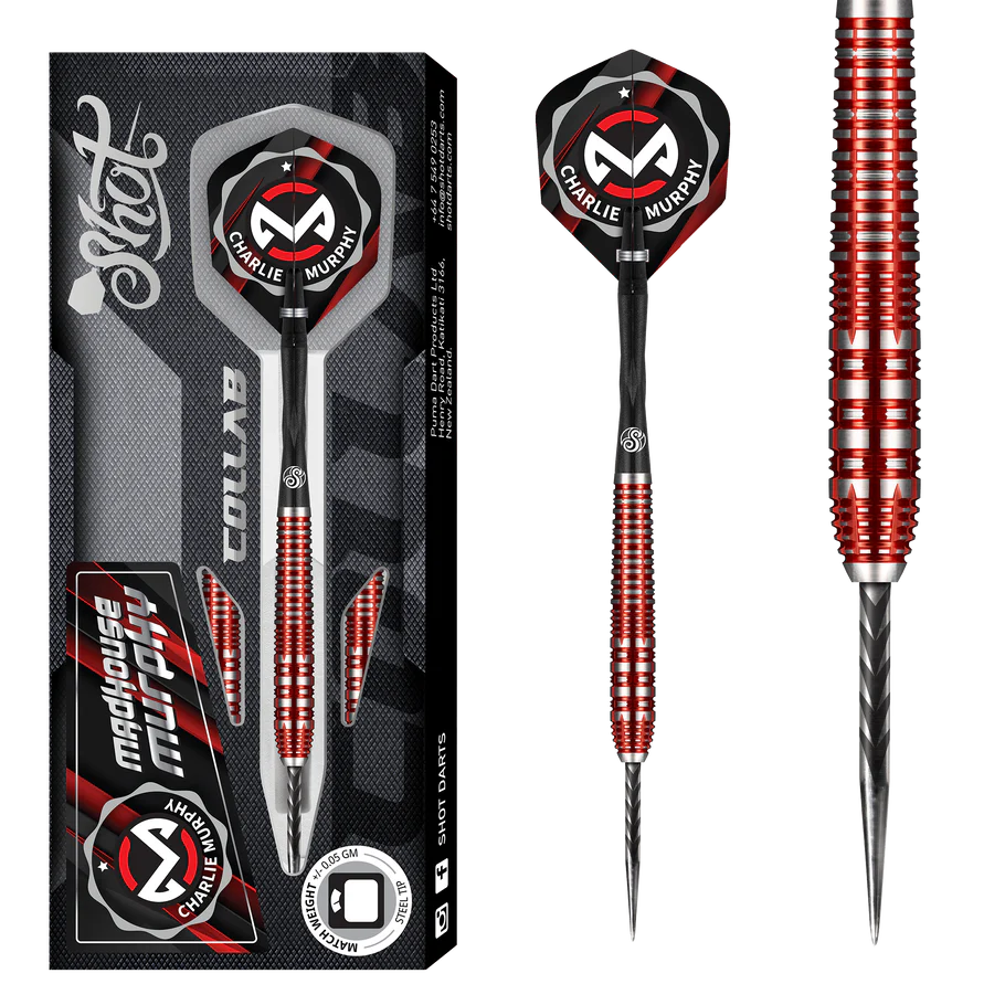 Shot Collab Charlie Murphy 90% Tungsten Darts