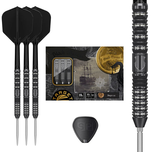 Black Marque Draco G2 90% Tungsten SP Steel Tip Darts