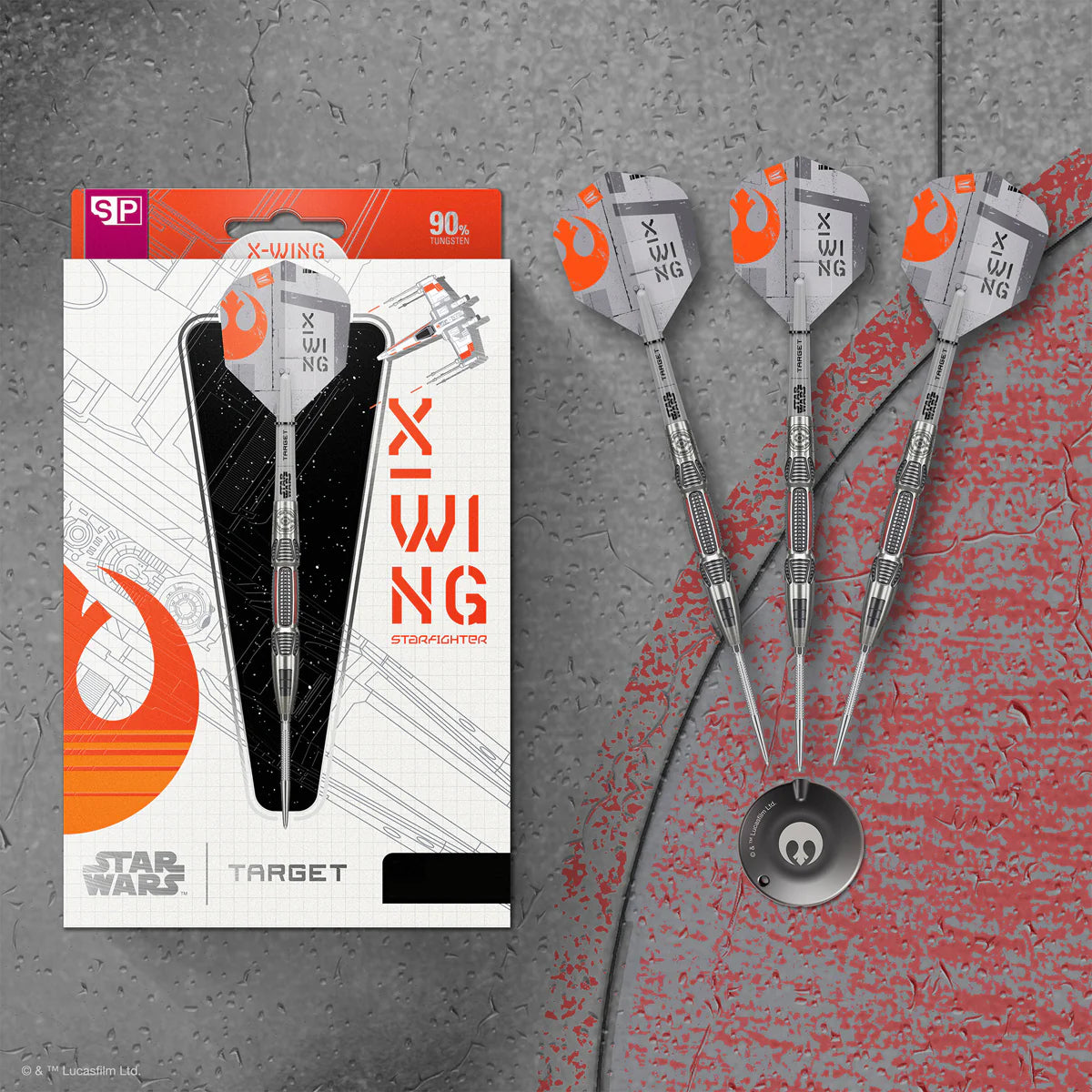 STAR WARS™ | Target X Wing 90% Tungsten Steel Tip Darts