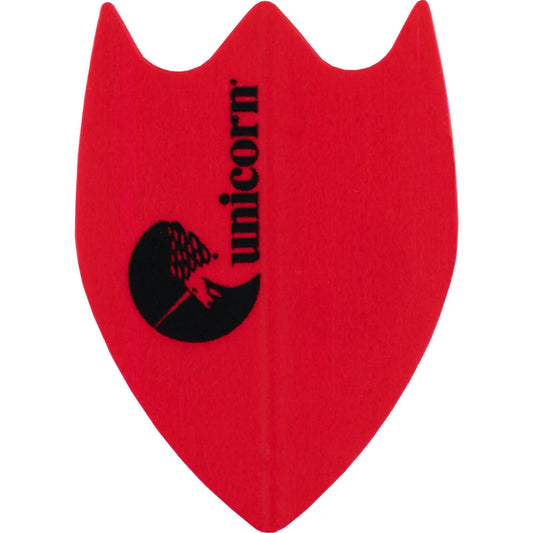 Unicorn Super Maestro Dart Flights - 125 Micron - Fin Red