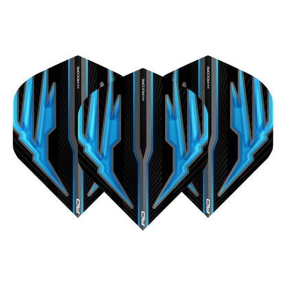 Black & Blue Hardcore Radical Standard Dart Flights
