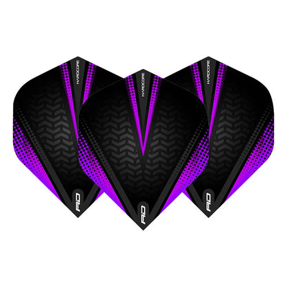 Purple Hardcore Radical Standard Darts Flights