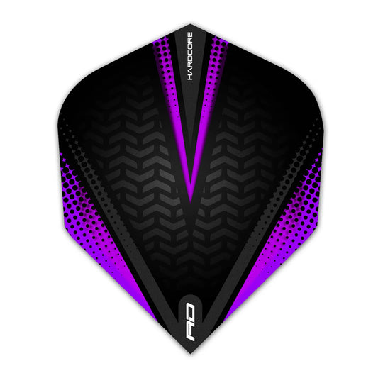 Purple Hardcore Radical Standard Darts Flights