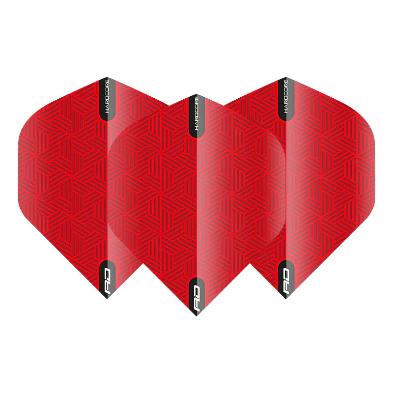 Red Dragon Red Hardcore XT Standard Darts Flights