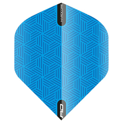 Red Dragon Blue Hardcore XT Standard Darts Flights