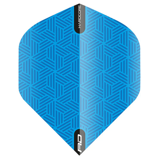 Red Dragon Blue Hardcore XT Standard Darts Flights