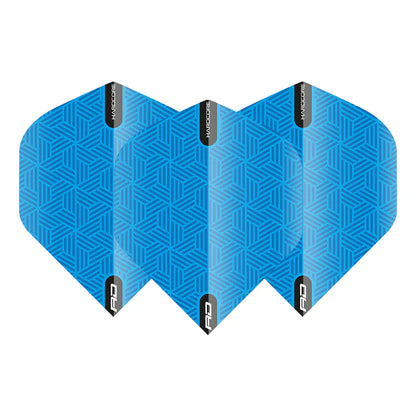 Red Dragon Blue Hardcore XT Standard Darts Flights