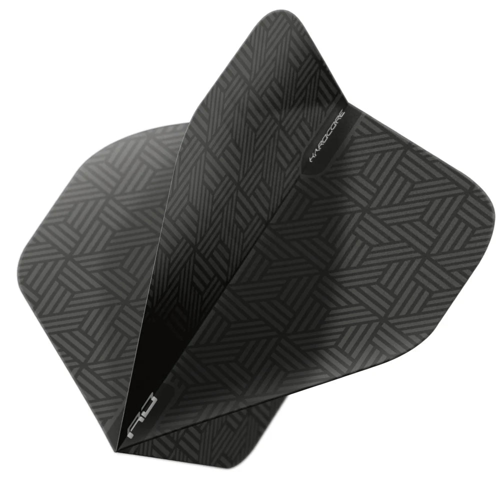 Red Dragon Black Hardcore XT Standard Darts Flights