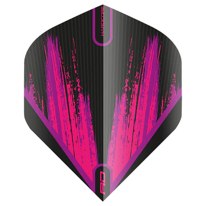 Black & Pink Hardcore Radical Standard Dart Flights