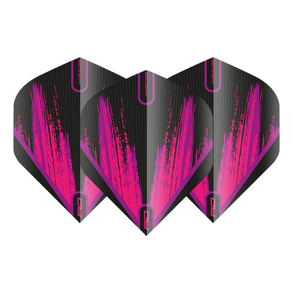 Black & Pink Hardcore Radical Standard Dart Flights