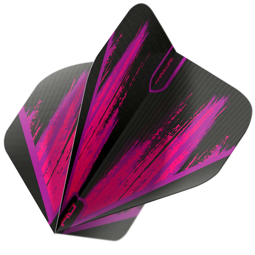 Black & Pink Hardcore Radical Standard Dart Flights