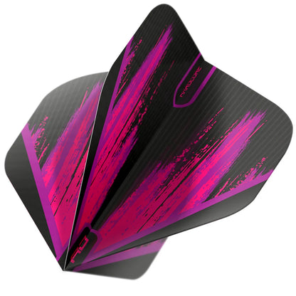 Black & Pink Hardcore Radical Standard Dart Flights