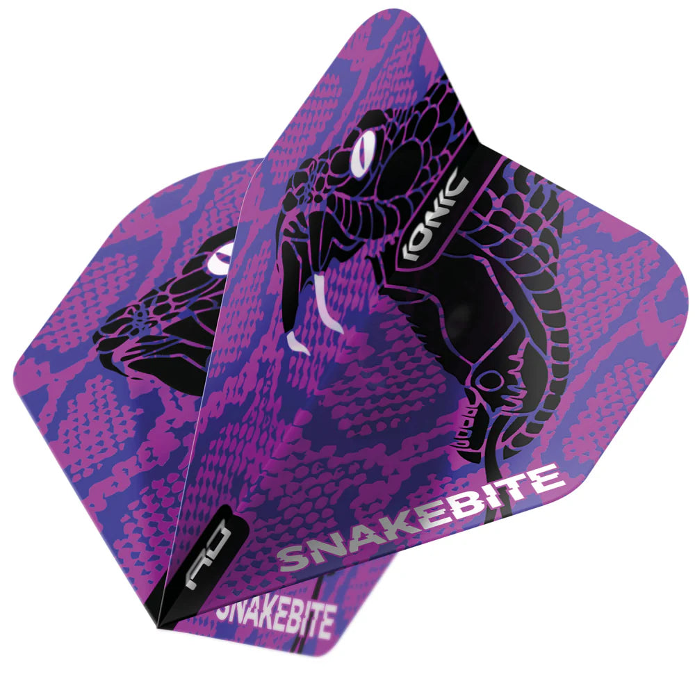 Red Dragon Peter Wright Purple Snake Head Ionic Hardcore Standard Dart Flights