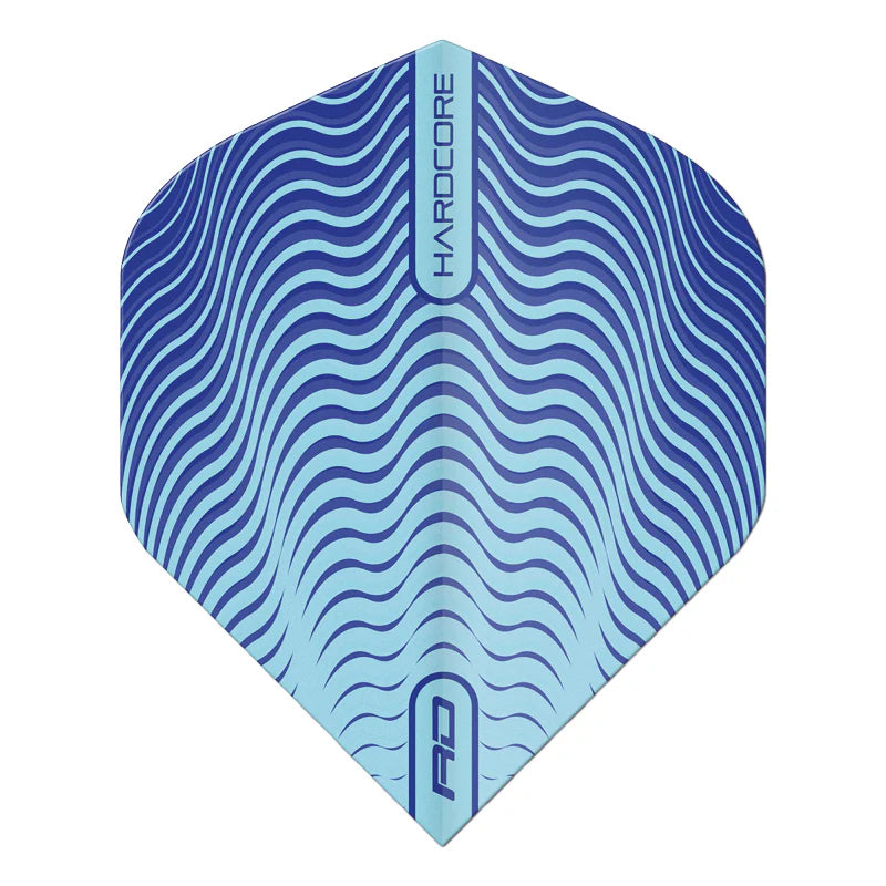 Red Dragon Blue Wave Shimmer Hardcore Radical Standard Dart Flights