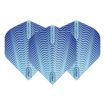 Red Dragon Blue Wave Shimmer Hardcore Radical Standard Dart Flights