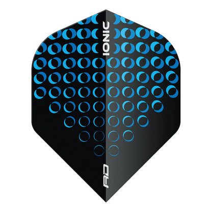 Red Dragon Hardcore Ionic Blue Circles Standard Dart Flights