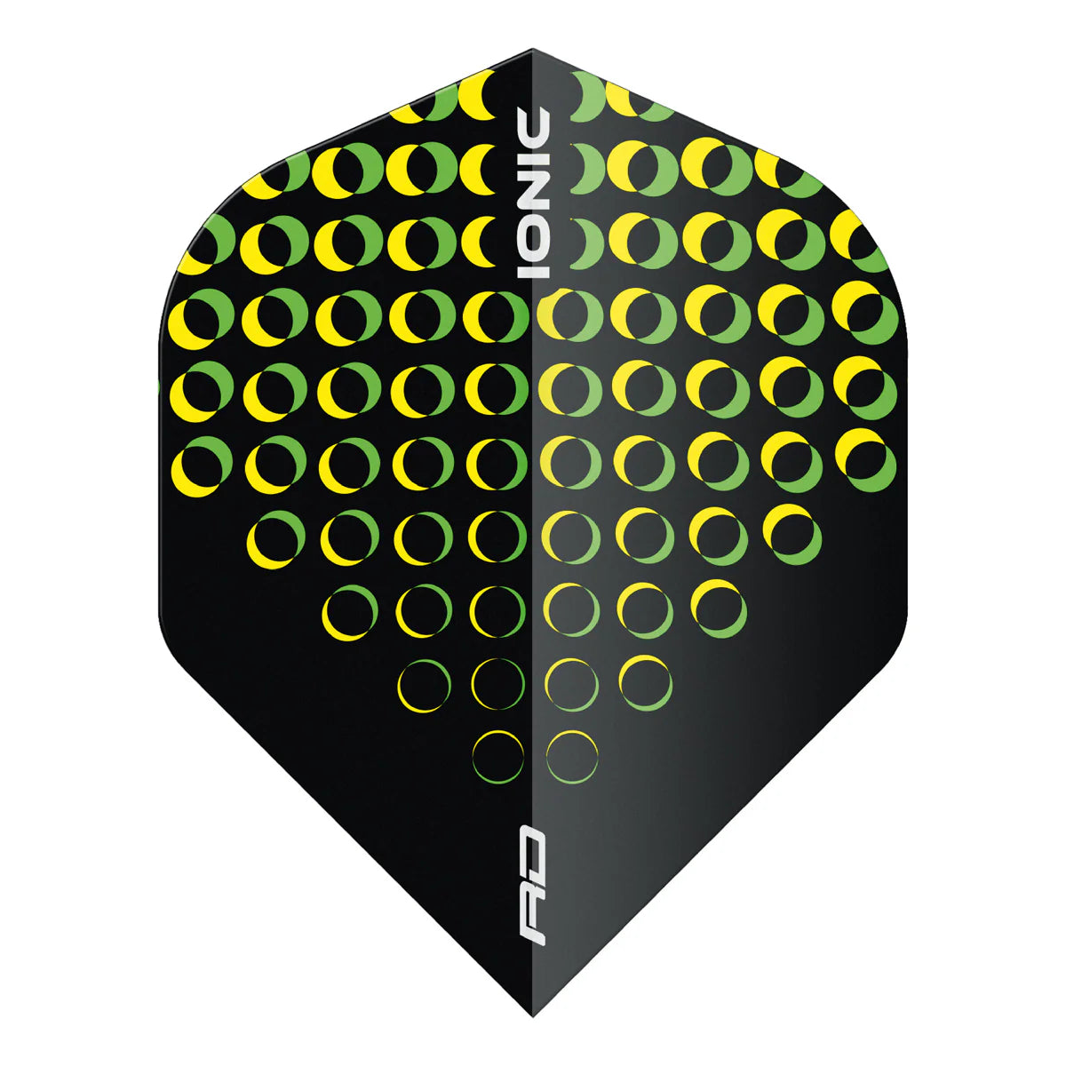 Red Dragon Hardcore Ionic Yellow Circles Standard Dart Flights