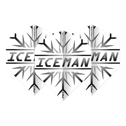 Gerwyn Price Black Snowflake Hardcore Standard Darts Flights