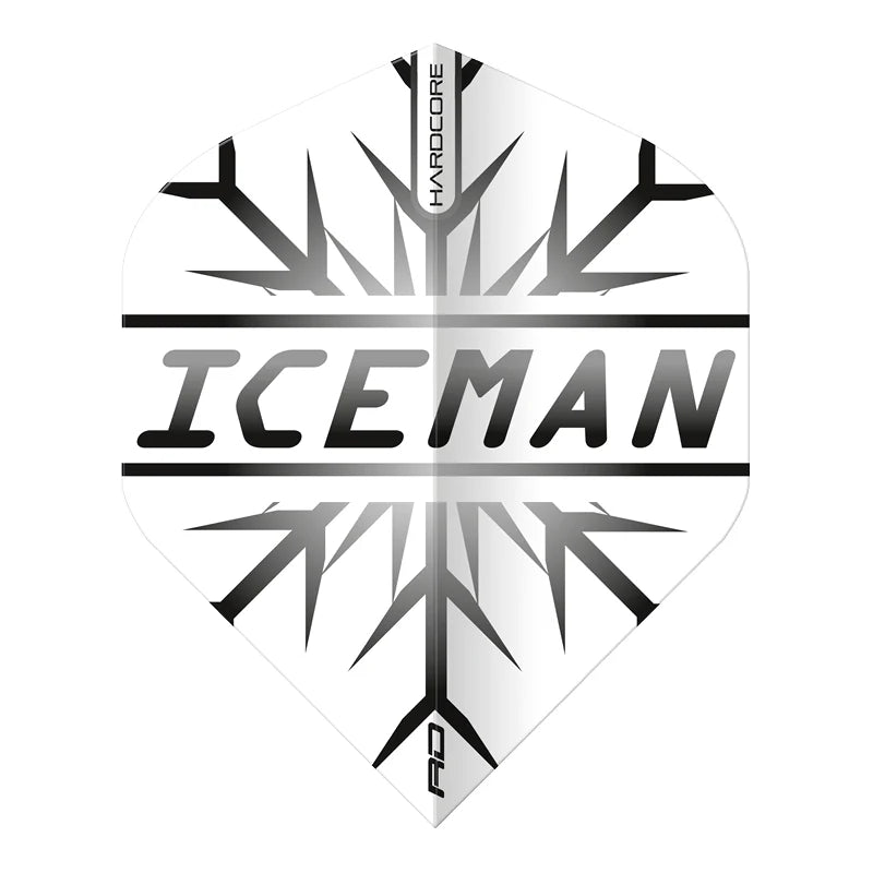 Gerwyn Price Black Snowflake Hardcore Standard Darts Flights