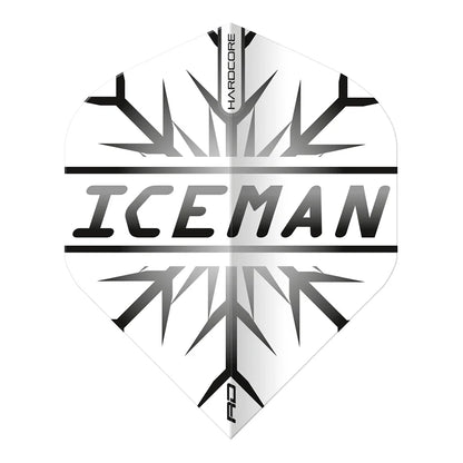 Gerwyn Price Black Snowflake Hardcore Standard Darts Flights