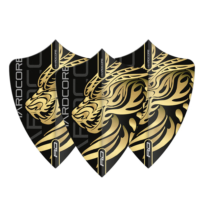 Jonny Clayton Gold Dragon Hardcore Freestyle Darts Flights