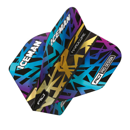 Red Dragon Hardcore Premium Gerwyn Price Rainbow & Gold Standard Dart Flights
