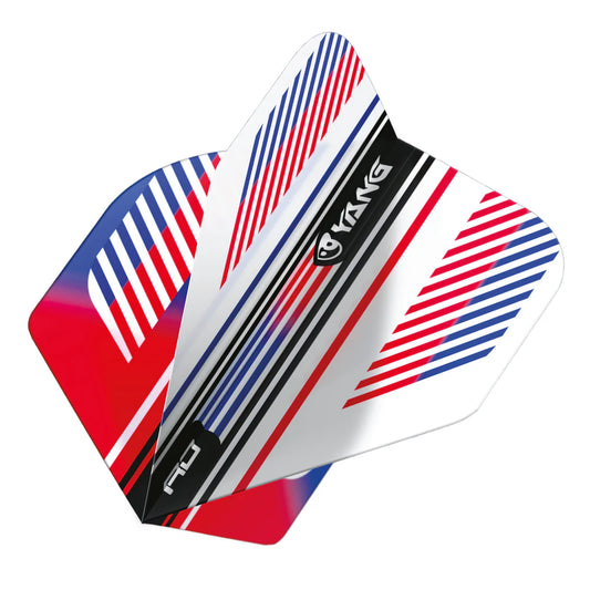 Red Dragon Red & Blue Yin Yang Standard Darts Flights