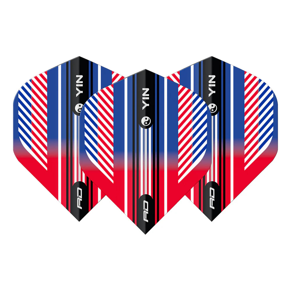 Red Dragon Red & Blue Yin Yang Standard Darts Flights