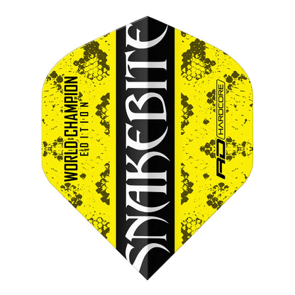 Peter Wright Purple & Yellow Yin Yang Standard Darts Flights