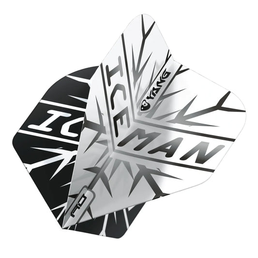 Gerwyn Price Black & White Yin Yang Standard Darts Flights