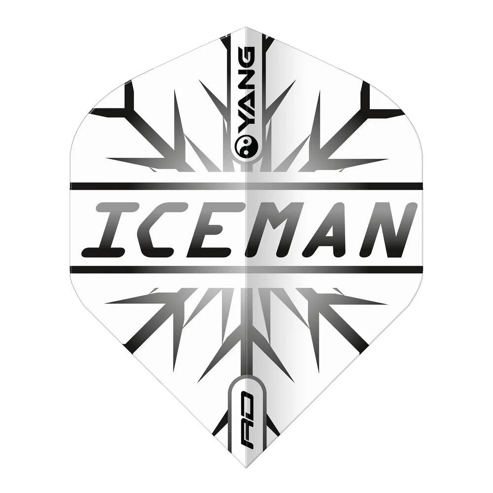 Gerwyn Price Black & White Yin Yang Standard Darts Flights
