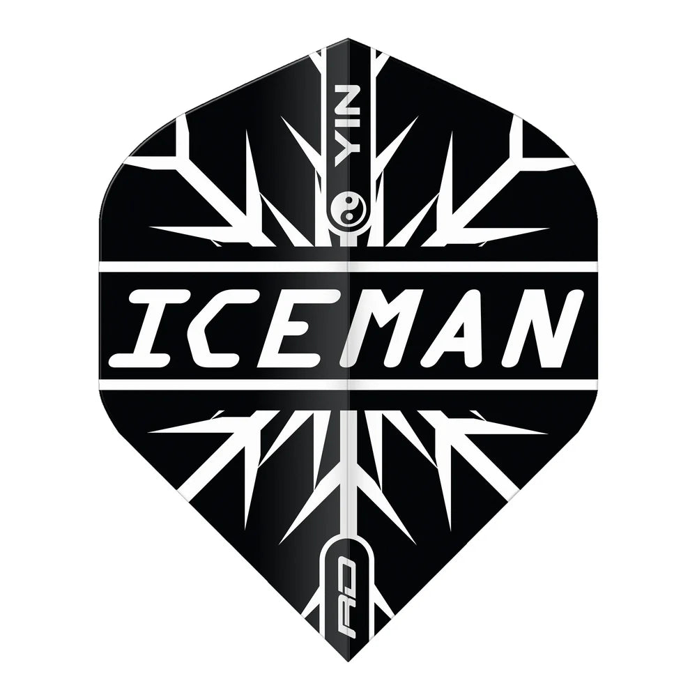 Gerwyn Price Black & White Yin Yang Standard Darts Flights