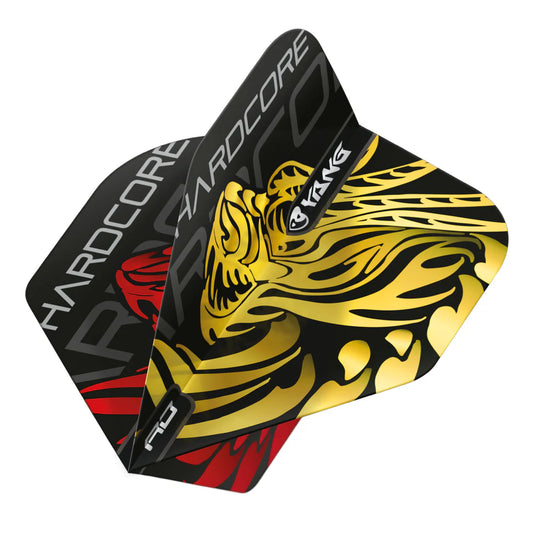 Jonny Clayton Gold & Red Yin Yang Standard Darts Flights