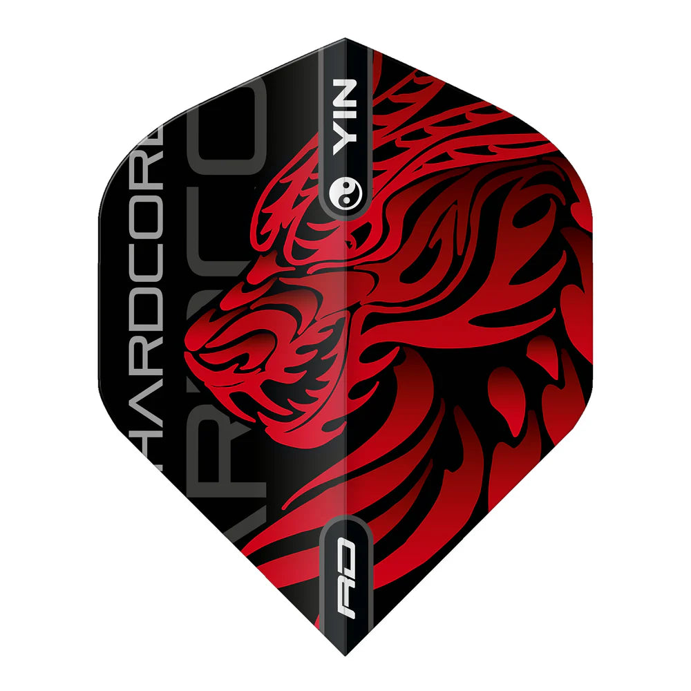 Jonny Clayton Gold & Red Yin Yang Standard Darts Flights