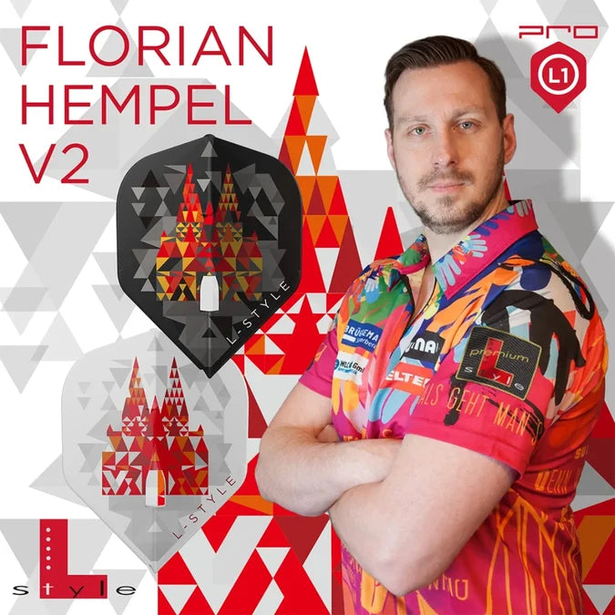L-Style Darts L-Flight PRO L1 Florian Hempel V2 White Flights