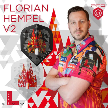 L-Style Darts L-Flight PRO L1 Florian Hempel V2 White Flights