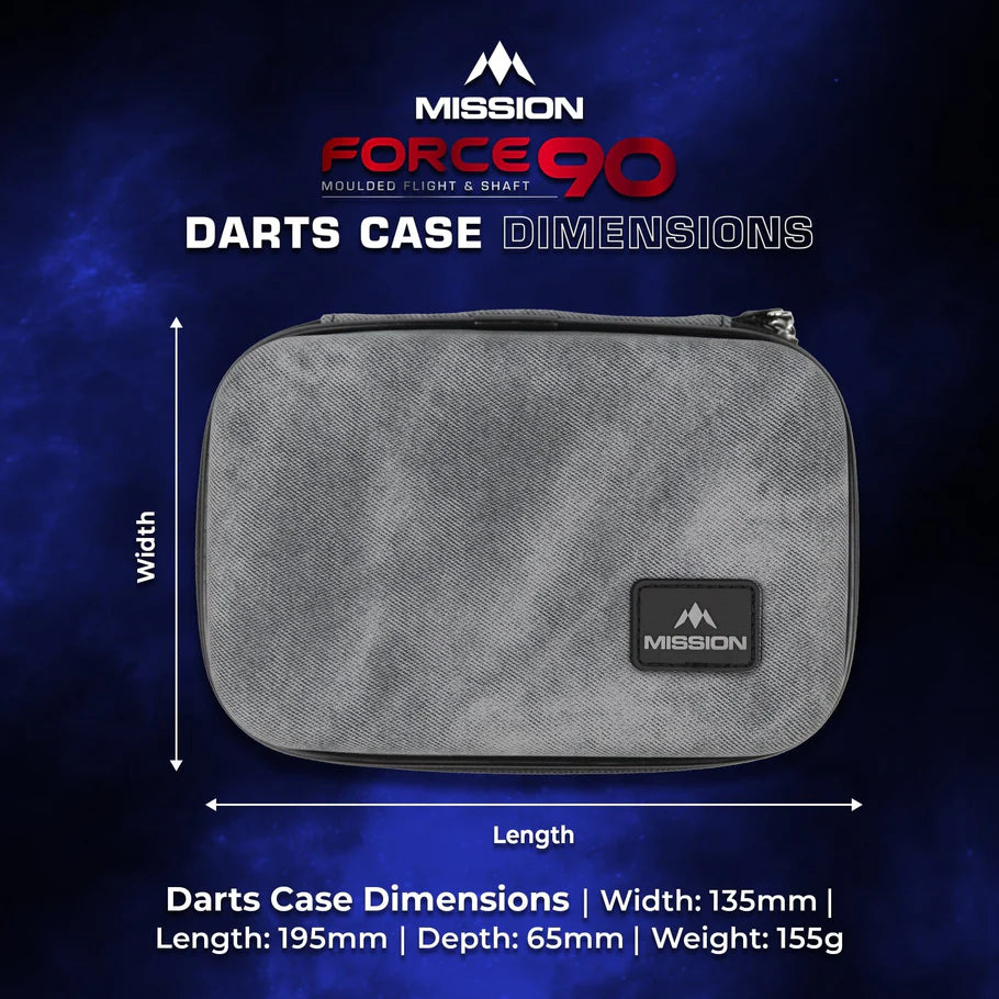 Mission Force 90 Limited Edition Grey Large Dart Case