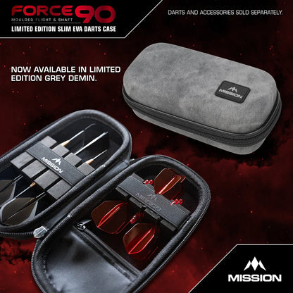Mission Force 90 Limited Edition Grey Slim Dart Case