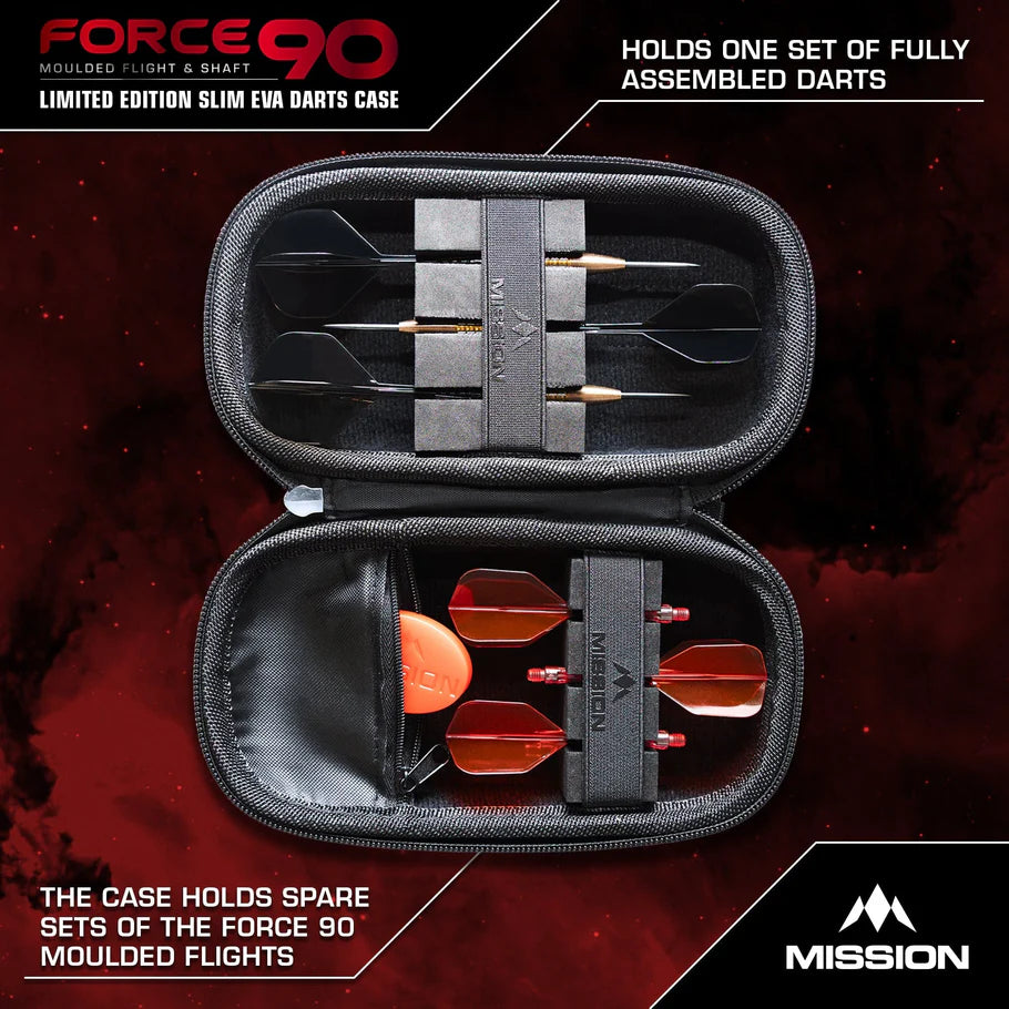 Mission Force 90 Limited Edition Grey Slim Dart Case