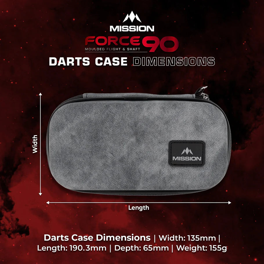 Mission Force 90 Limited Edition Grey Slim Dart Case