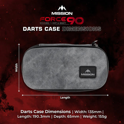 Mission Force 90 Limited Edition Grey Slim Dart Case