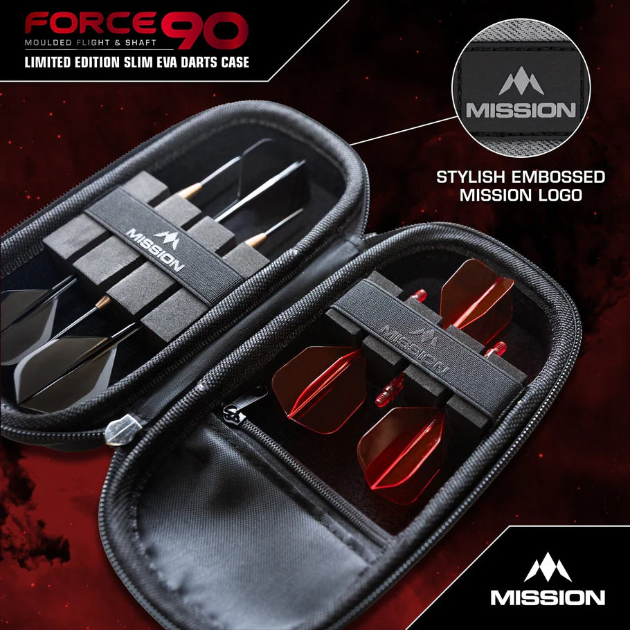 Mission Force 90 Limited Edition Grey Slim Dart Case
