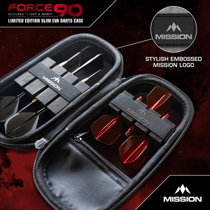 Mission Force 90 Limited Edition Grey Slim Dart Case