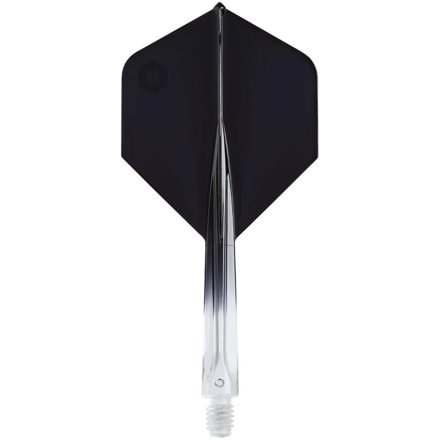 Unicorn Forge Plus Clear Two-Tone Integrated Dart Flights & Shafts