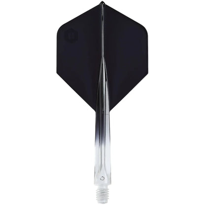 Unicorn Forge Plus Clear Two-Tone Integrated Dart Flights & Shafts