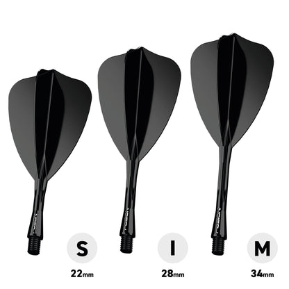 Winmau Fusion Arrow Integrated Darts Flights & Stems